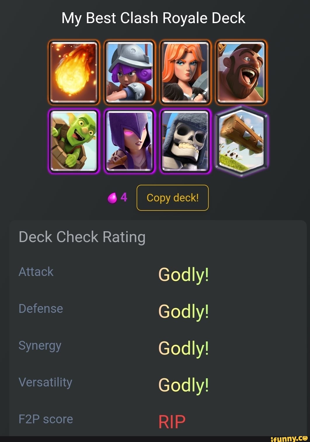 My best clash royale deck