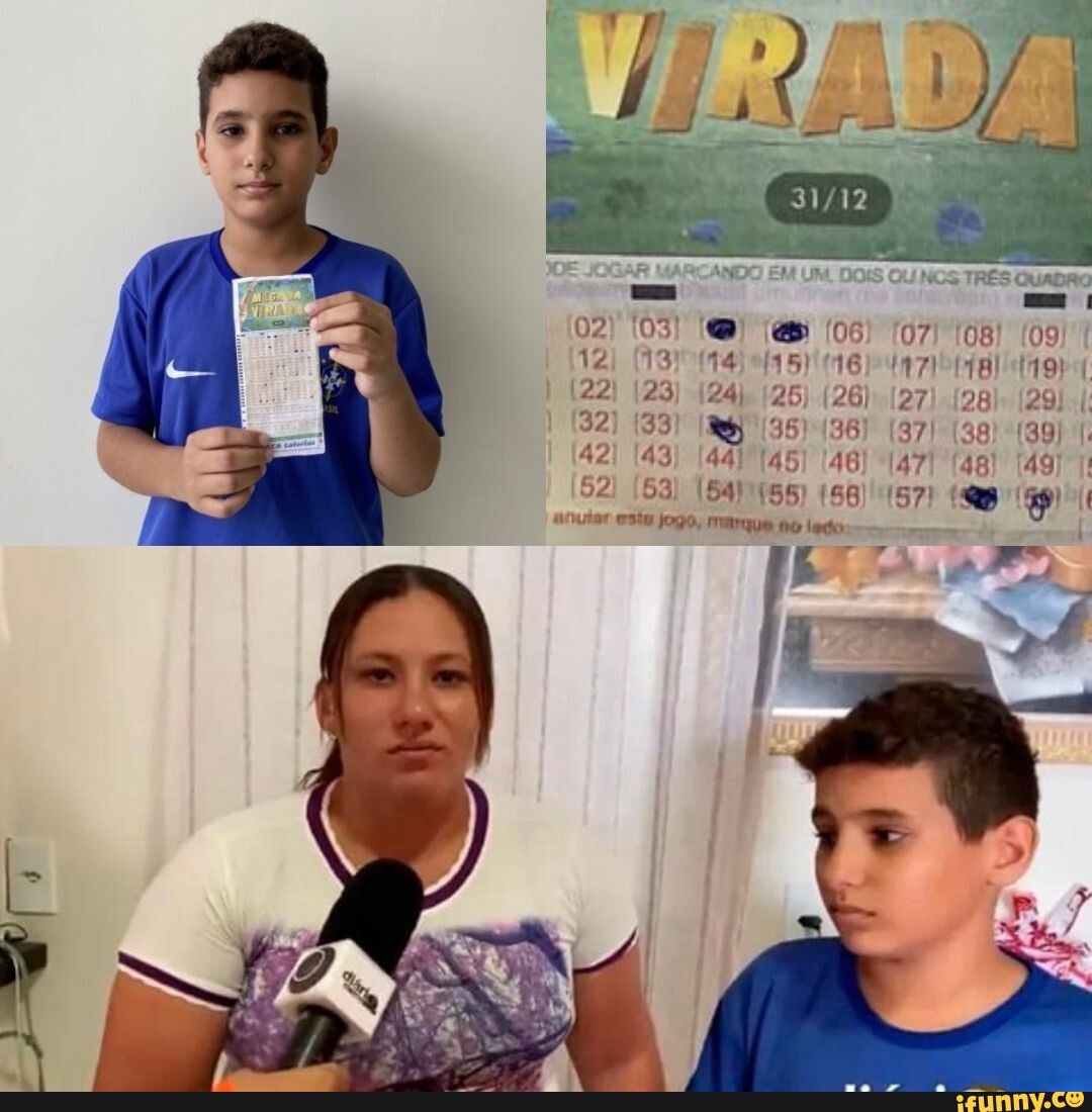 Menino acerta os 6 números da Mega da Virada, mas mãe não fez o jogo