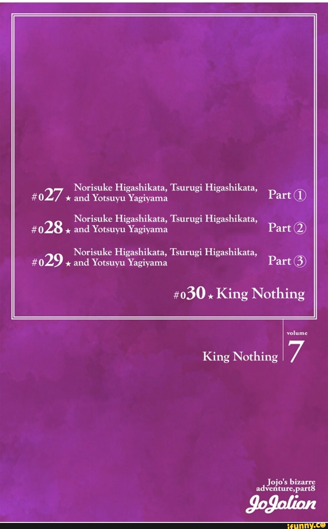King Nothing - JoJo's Bizarre Encyclopedia