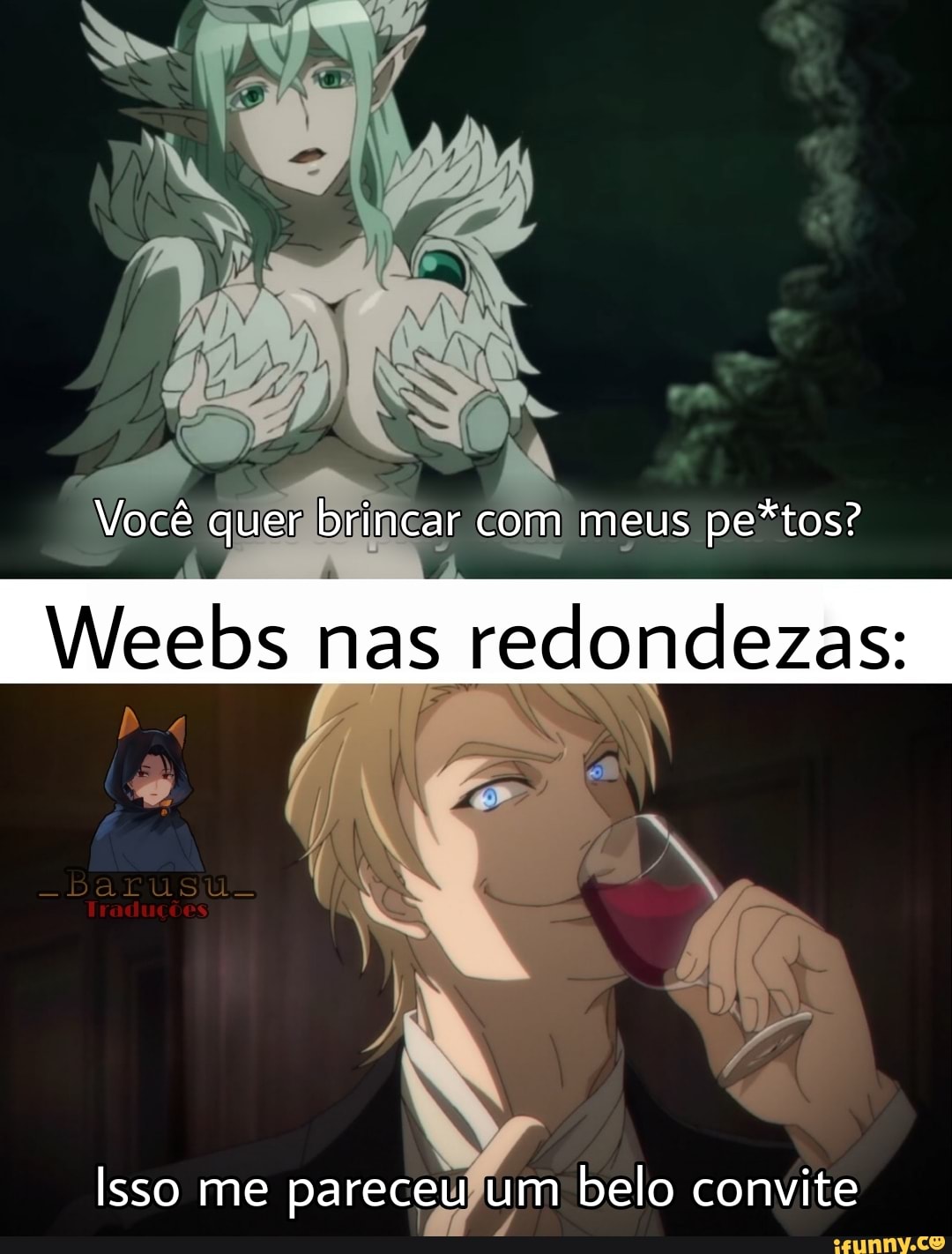 Você quer brincar com meus peitos? Weebs nas redondezas: Isso me pareceu um  belo convite - iFunny Brazil