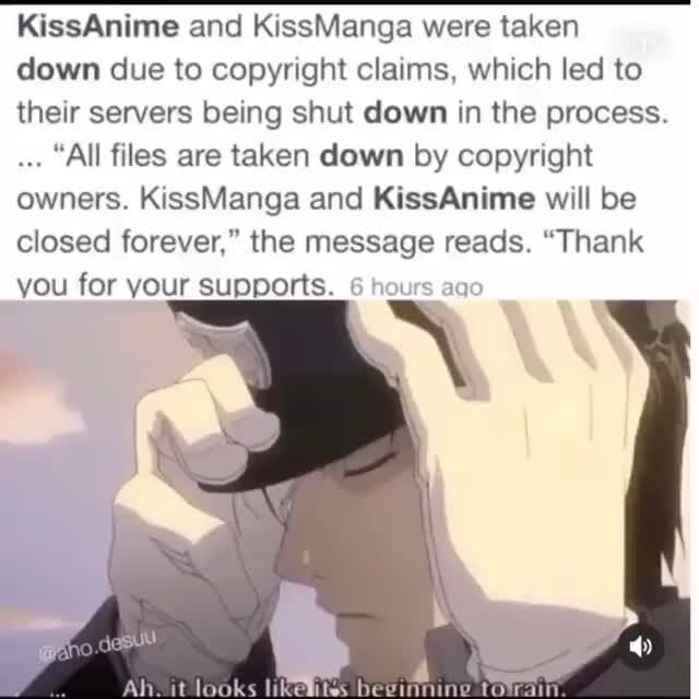 Kiss Anime is Down!!!