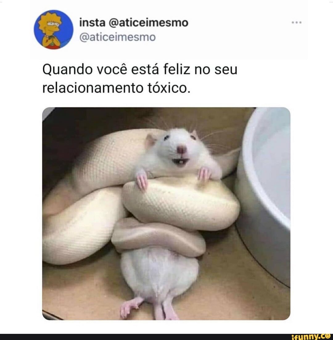 Quando você está feliz no seu relacionamento tóxico. - iFunny Brazil