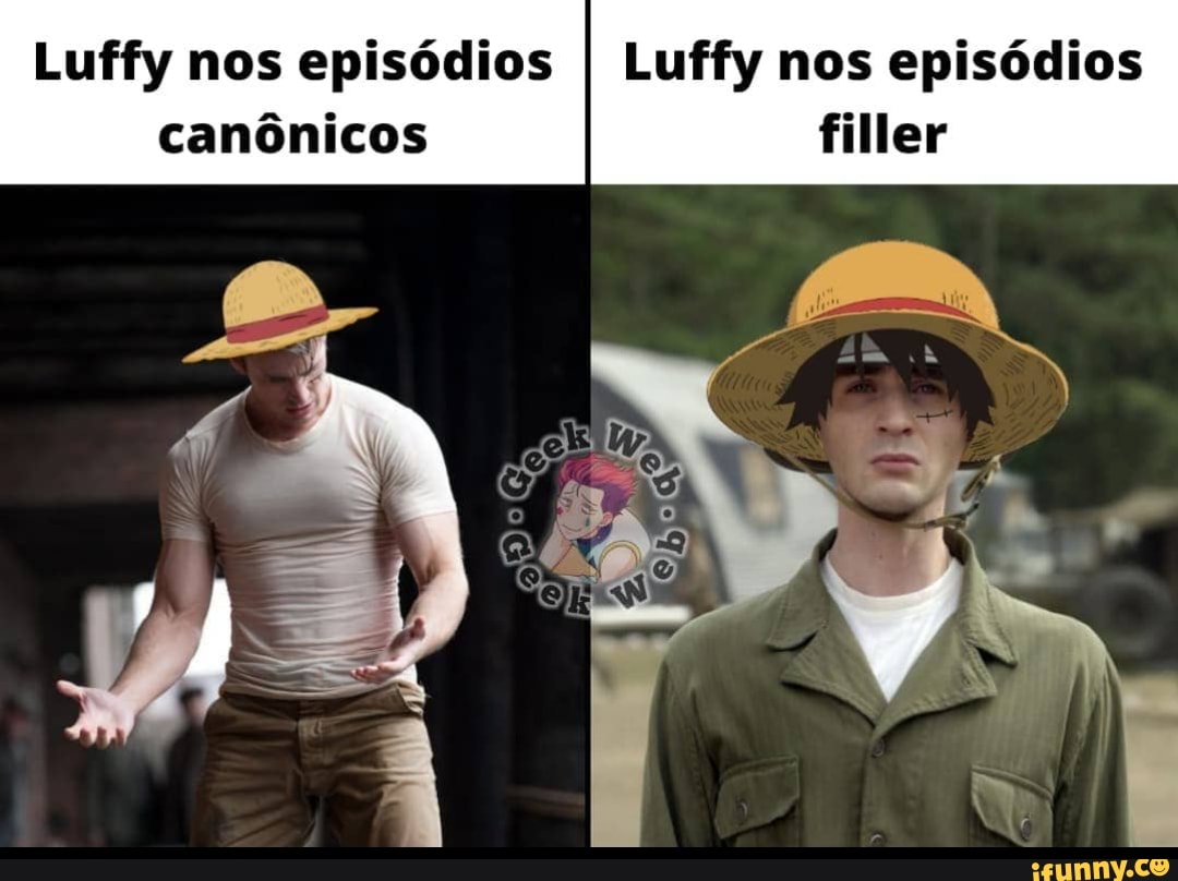 GUIA DE FILLERS EM ONE PIECE Assista Talvez Pule Canónic semicanênico Fier  al BE Laga) da am - iFunny Brazil