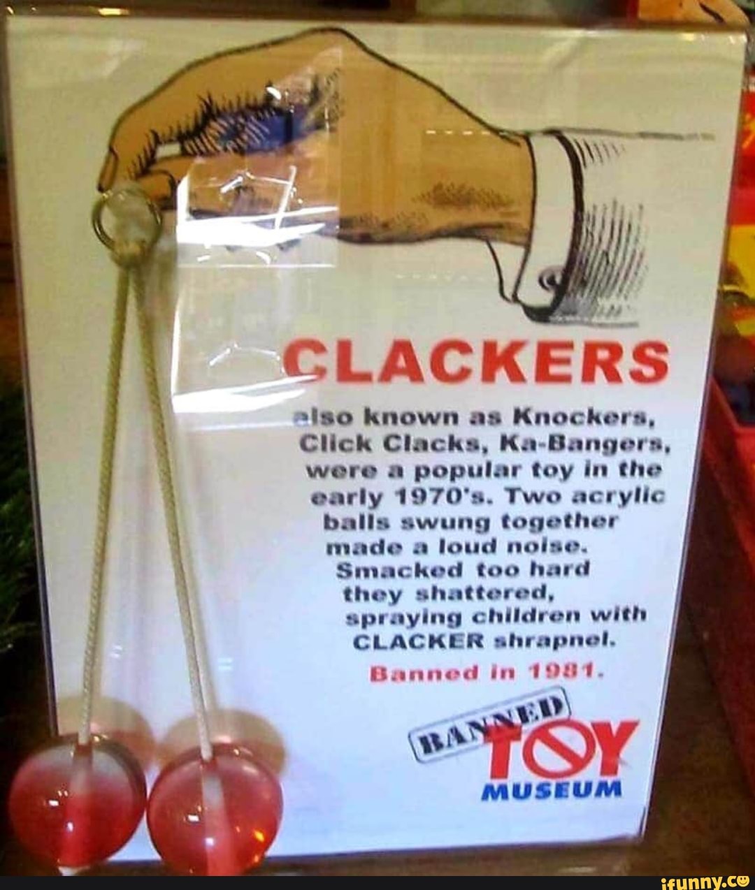 Vintage Knicker knacker, Ker-banger, Knocker Bockers, Click Clacks