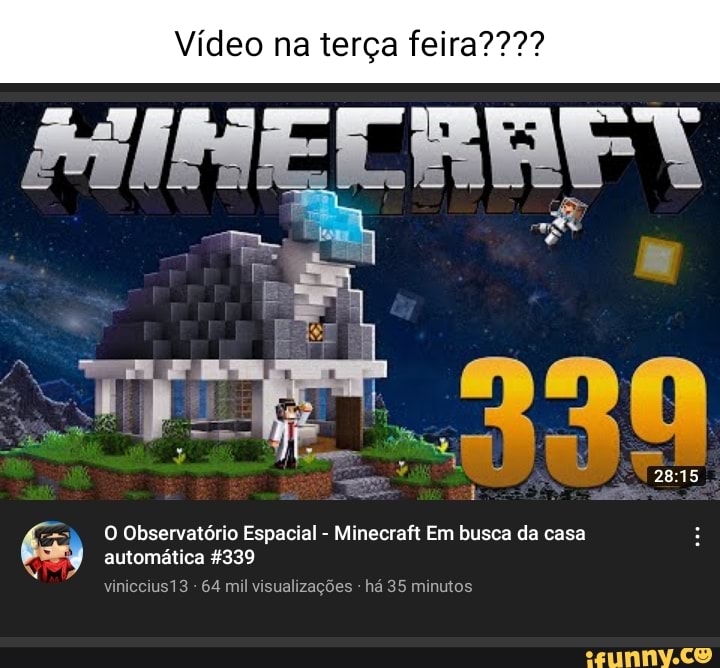 Amo É CASA AUTOMÁTICA na CÓPIA do MB MINECRAFT no CLICK JOGOS EI MINE 35  mil visualizações há 40 minutos - iFunny Brazil