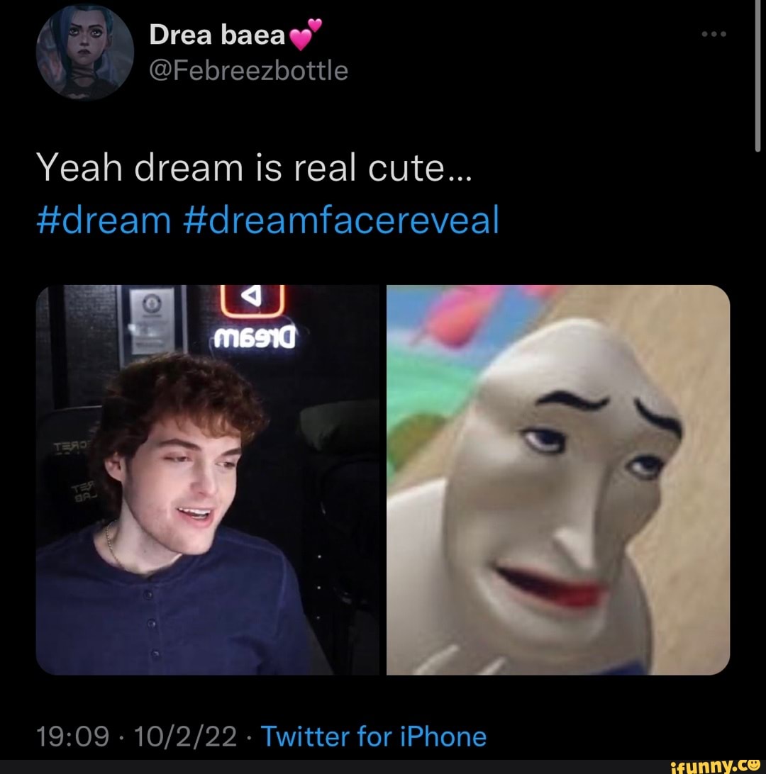 Yeah dream is real cute…..”, Dream Face Reveal