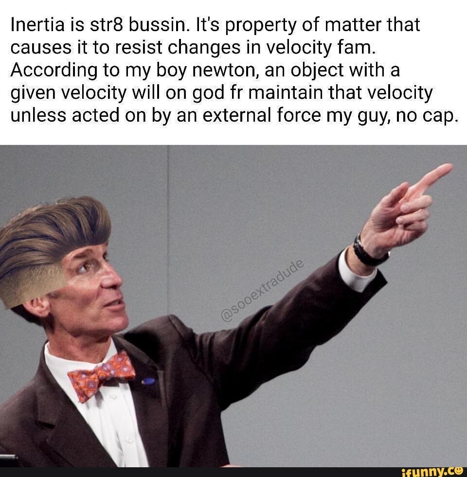 Is Velocity God Given? 