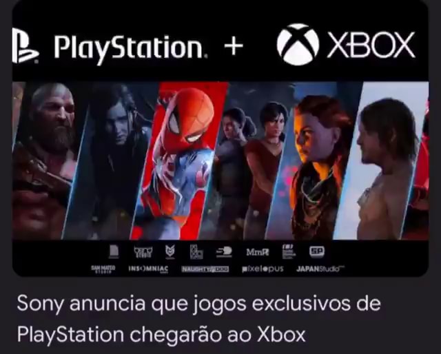 Sony anuncia que jogos exclusivos de PlayStation chegarão ao Xbox