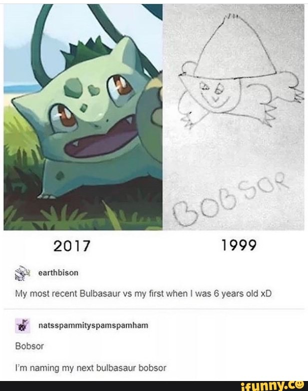 Got my ﬁrst shiny Bulbasaur yesterday and evolved it right away Q - iFunny