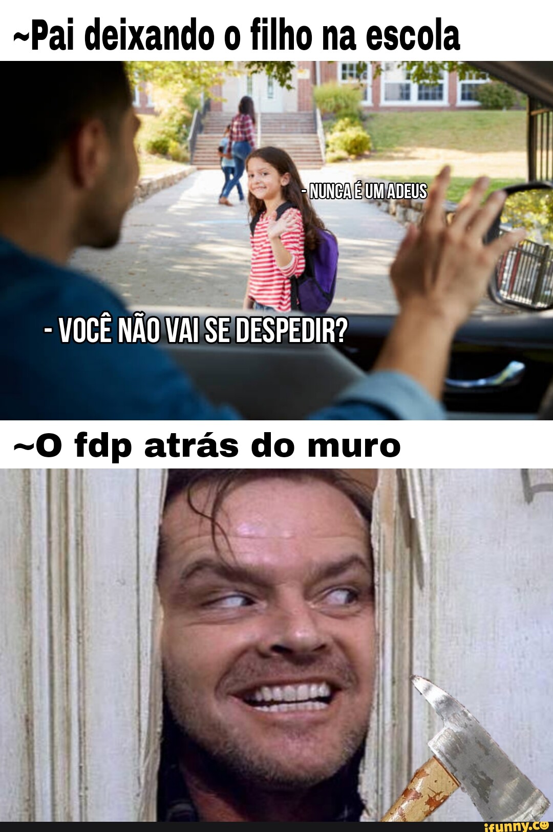 Filho, vamos jogar Minecraft Não pal, eu não gosto FDP Não de pal