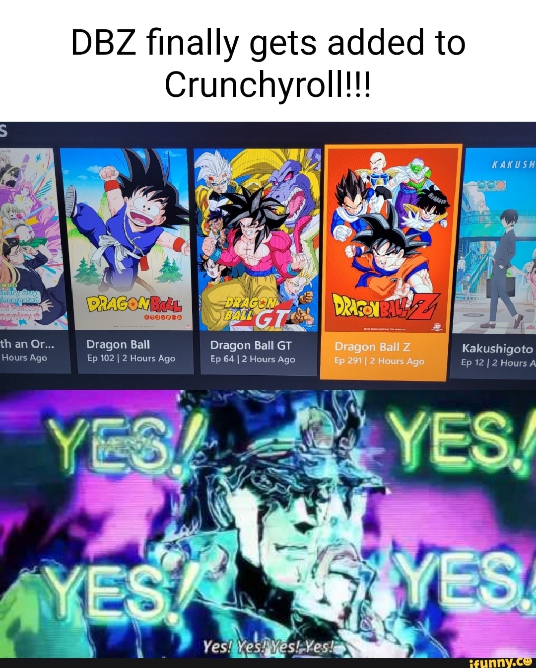 Dragon Ball, DBZ e GT estão disponíveis na Crunchyroll