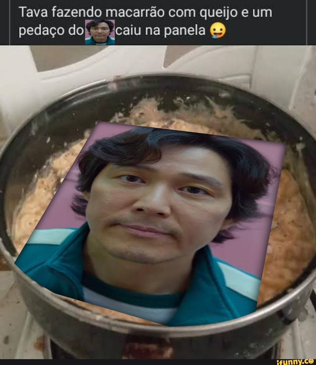 Tava fazendo macarrão com queijo e um pedaço dofe=) caiu na panela - iFunny  Brazil