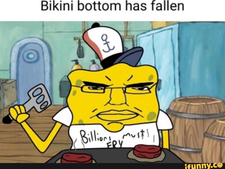 Bikini bottom has fallen f VS iFunny Brazil