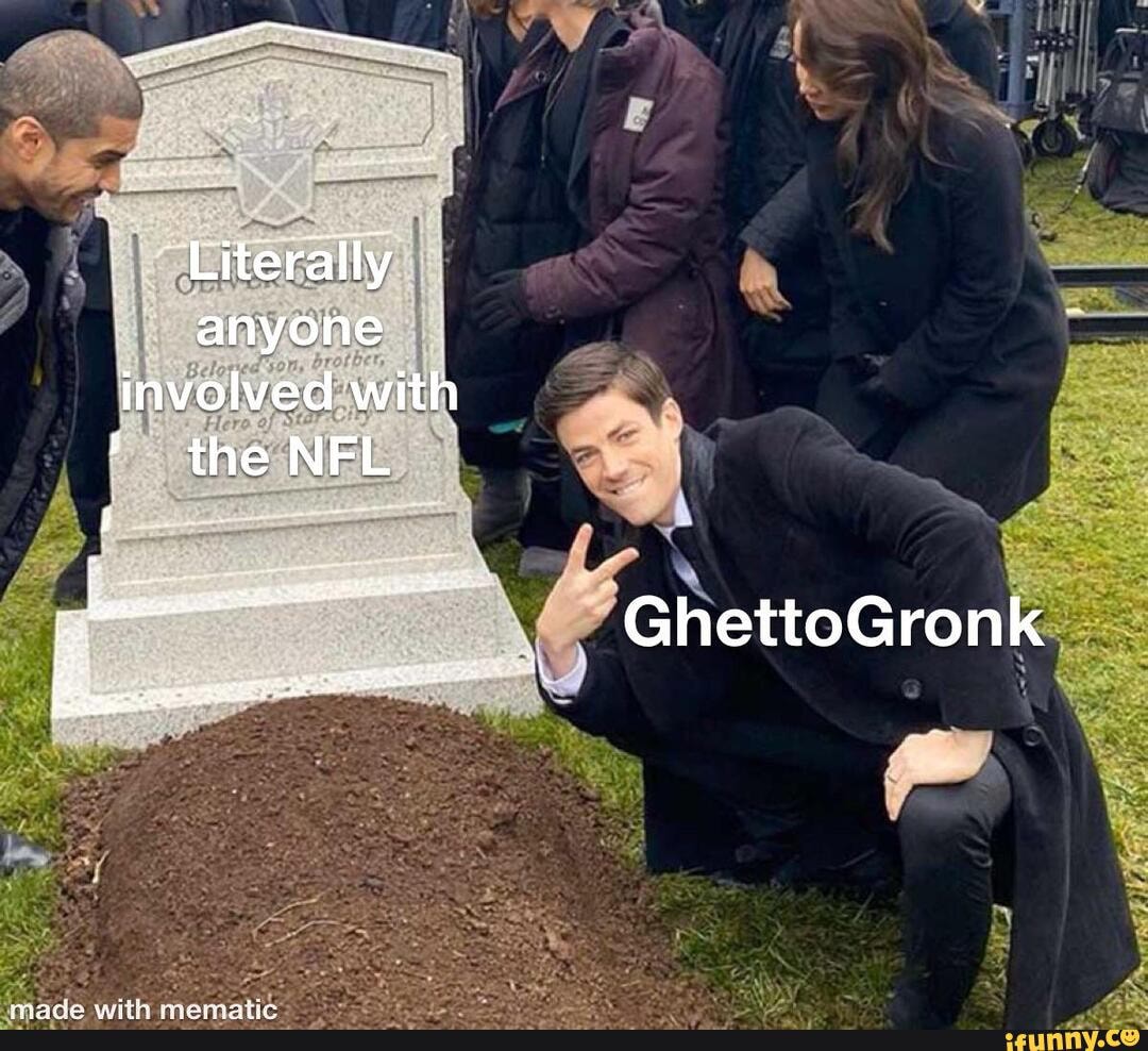 GhettoGronk on X:  / X