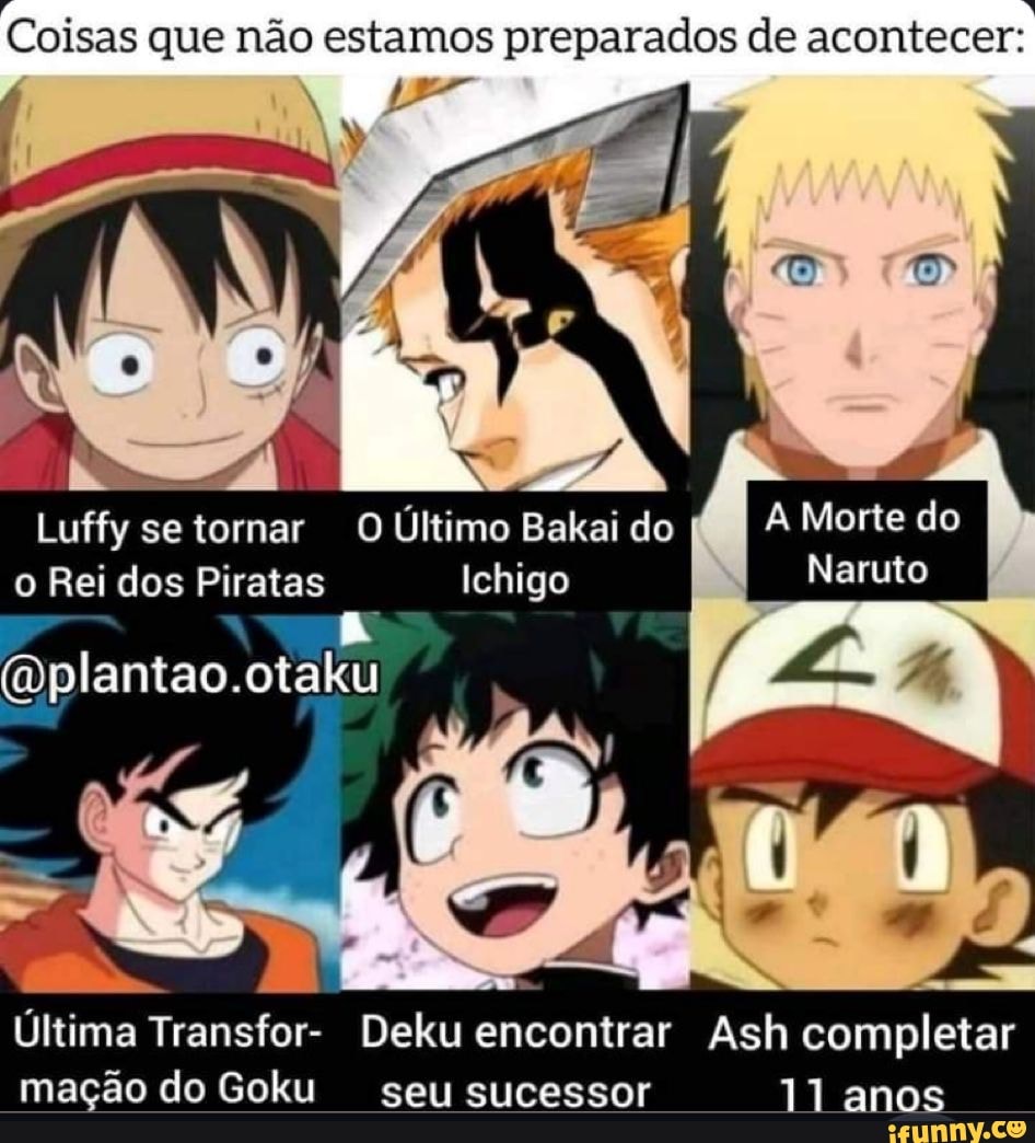 Otaku Inside': Top 11 Mortes dos Mangás/Animes!