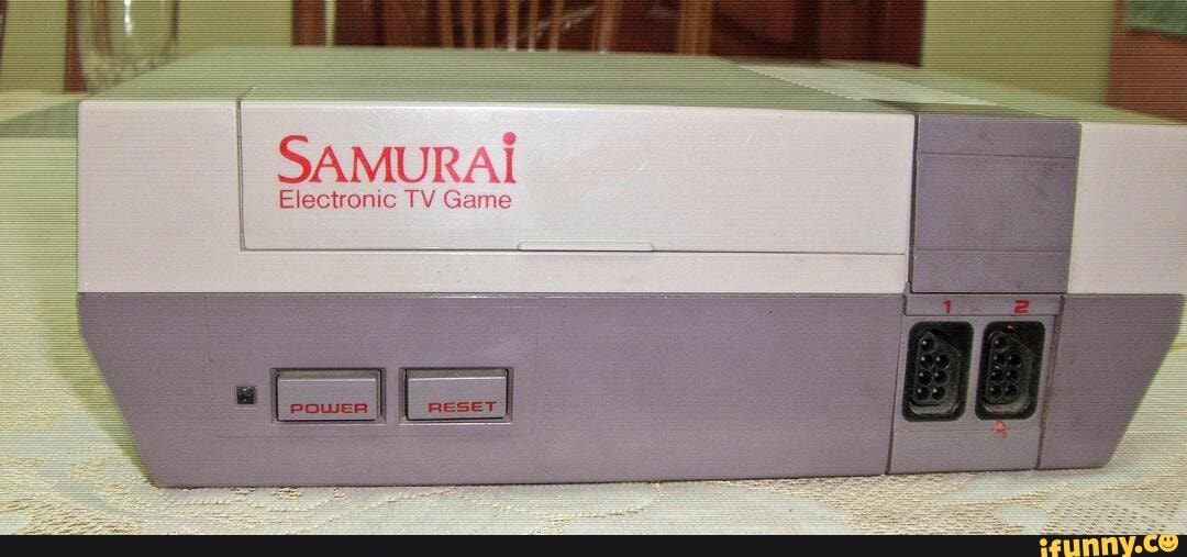 Samurai electronic shop tv game