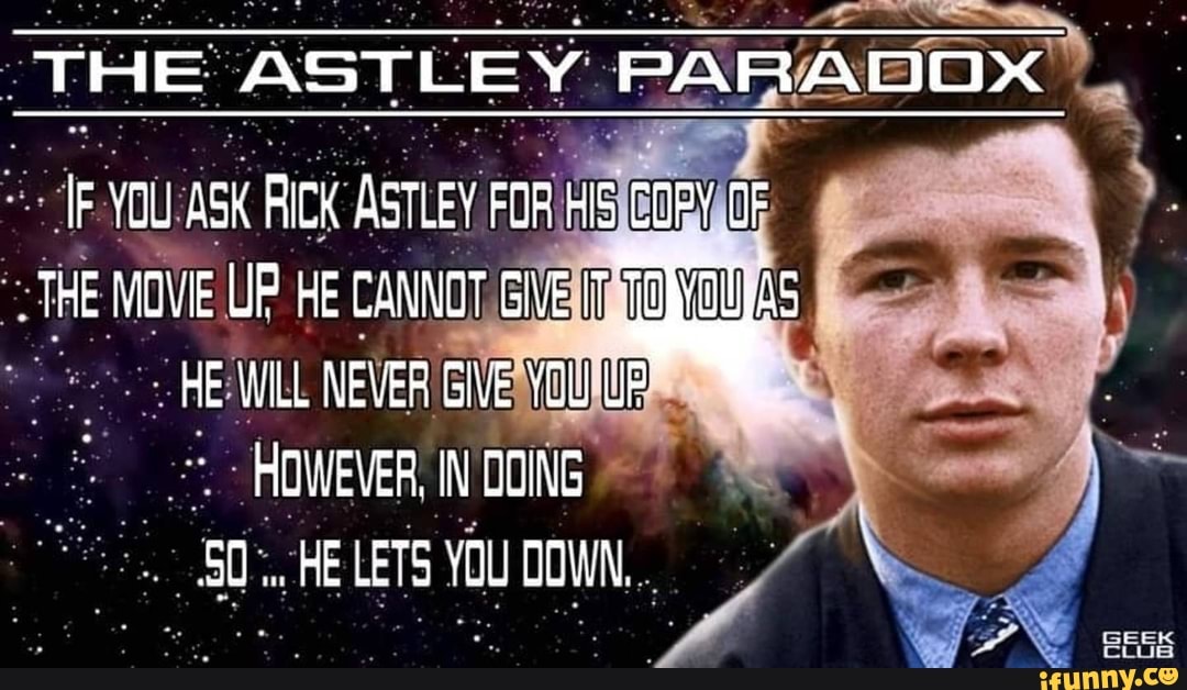 astley paradox, Rickroll