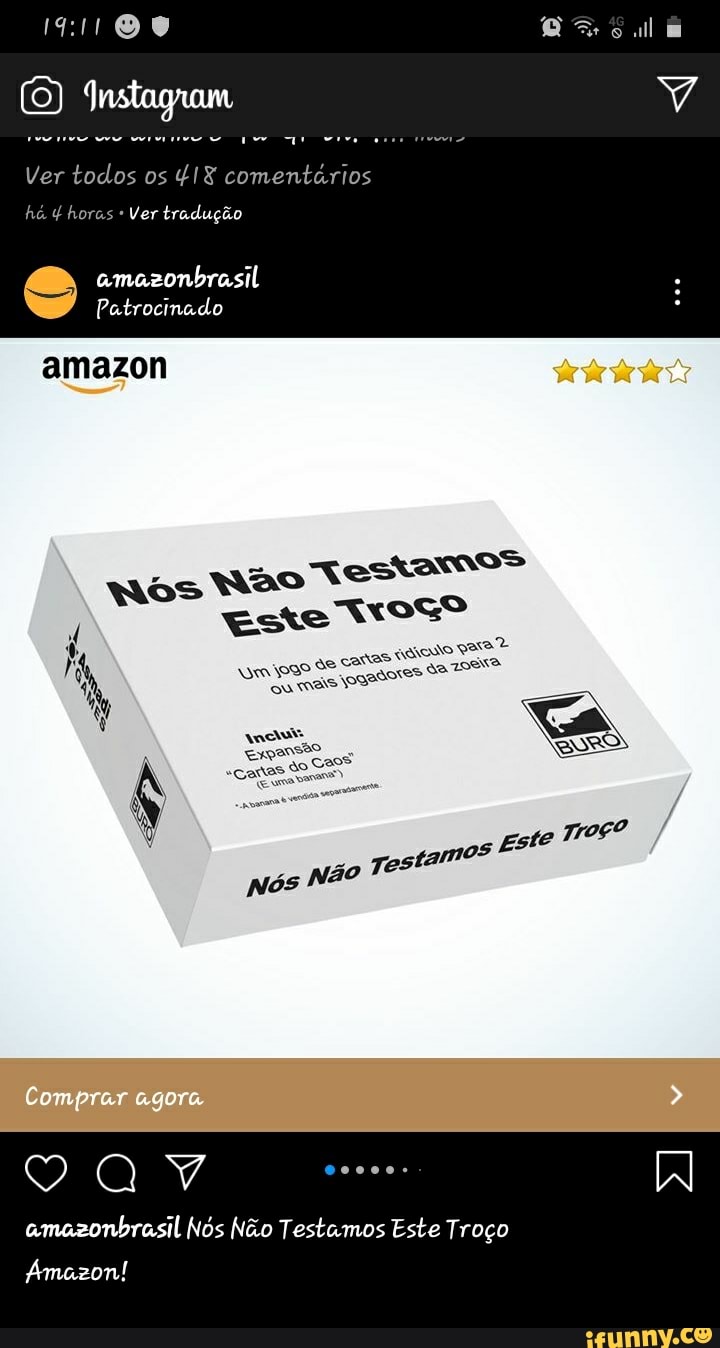 Nós Não Testamos Este Troço