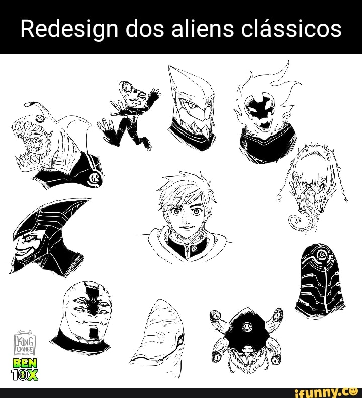Redesign dos aliens classicos - iFunny Brazil