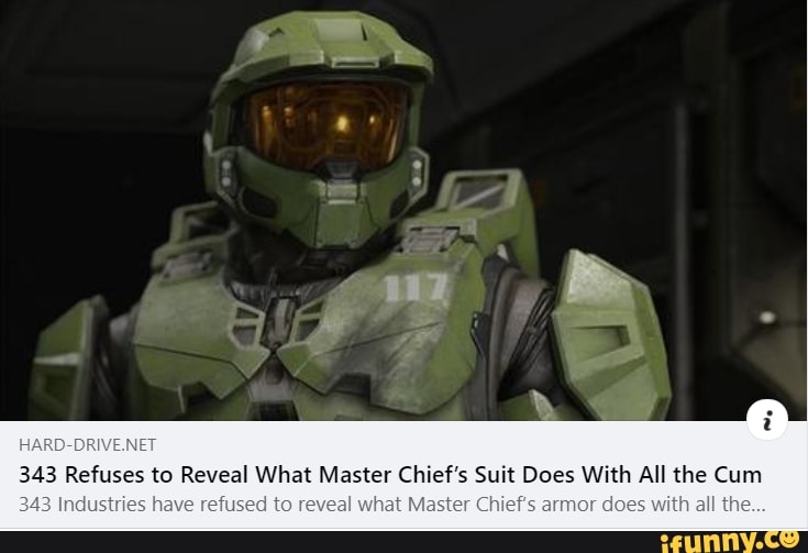 343 Refuses to Reveal What Master Chief's Suit Does With All the Cum