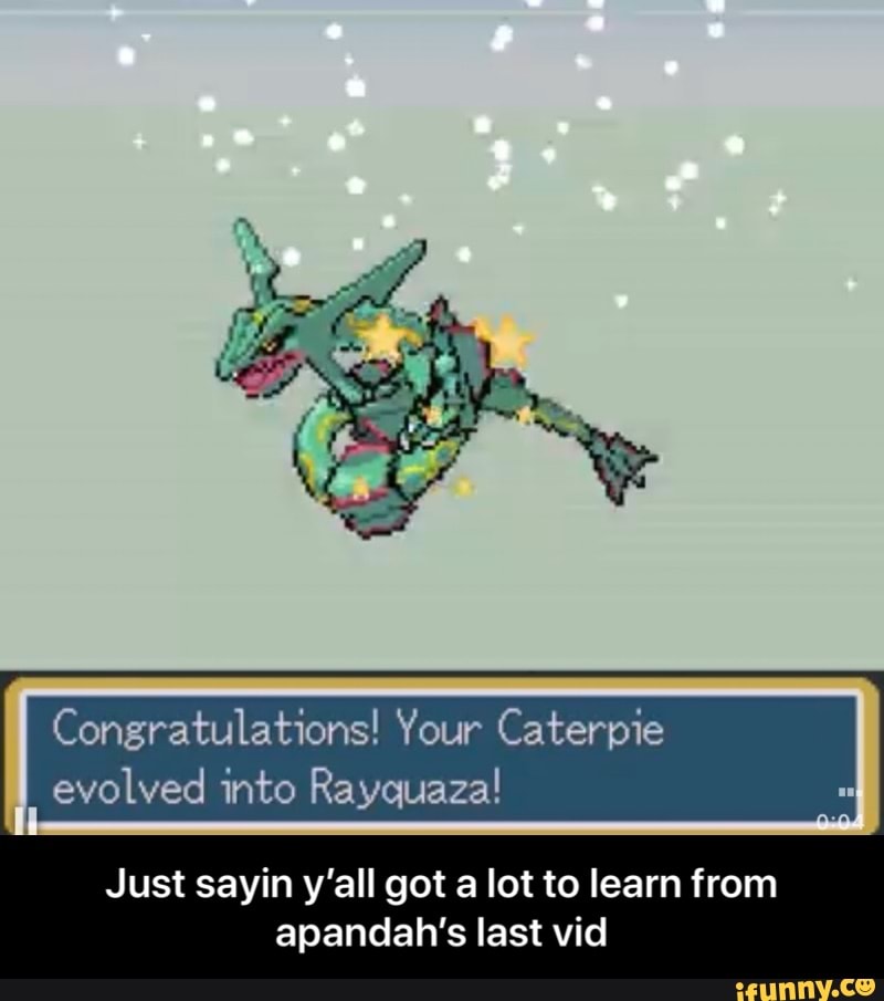 Yoriden on X: It's pretty obvious that this Rayquaza isn't just a