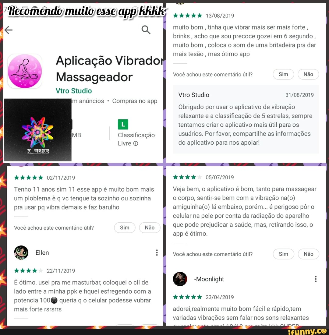 Recomendo muito, i TAS gy Fe DIS LI Q Aplicagao Vibrado Massageador im  anúncios Compras no