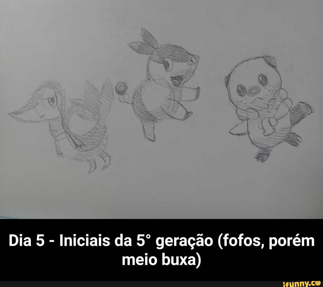 Top 5 Pokémons iniciais mais fofos