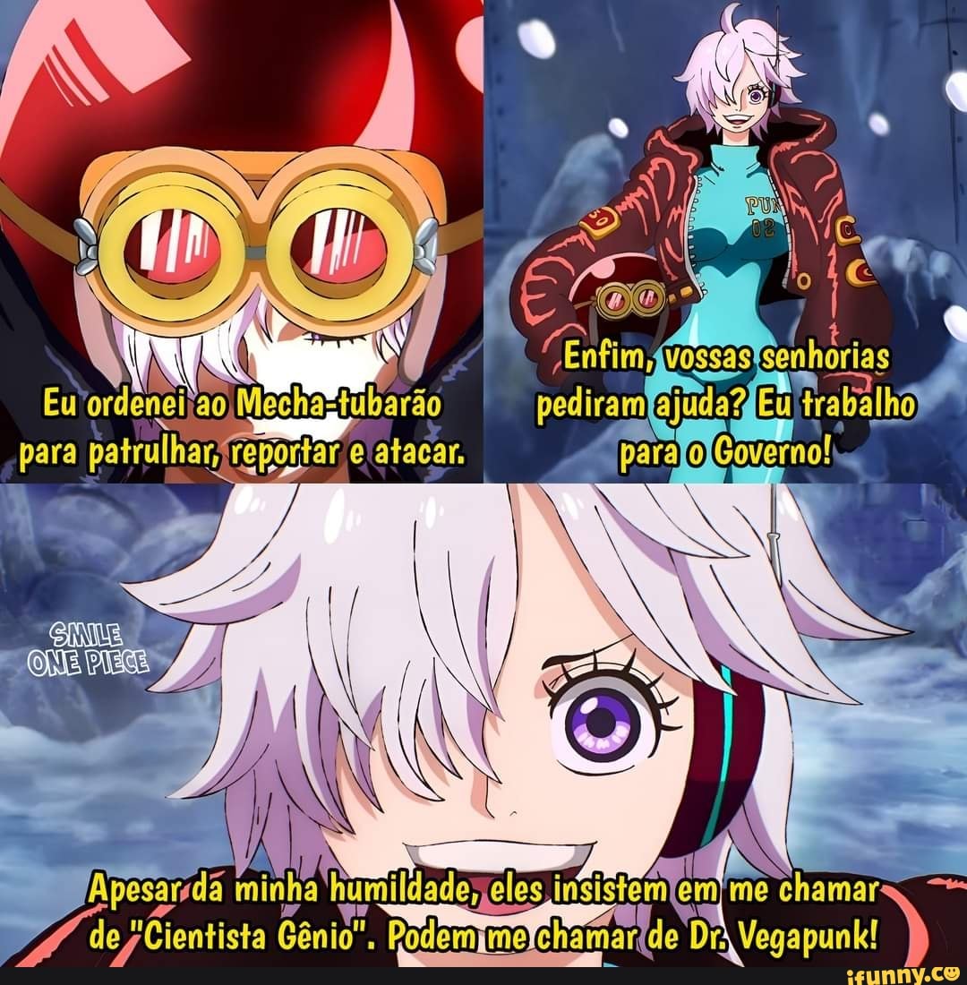 Psicóloga: O dragão calvo não existe, ele não pode te machucar. O dragão  calvo: Todo dia um meme com um trecho de cada episódio de One Piece dia 60.  Episódio: 60. - iFunny Brazil