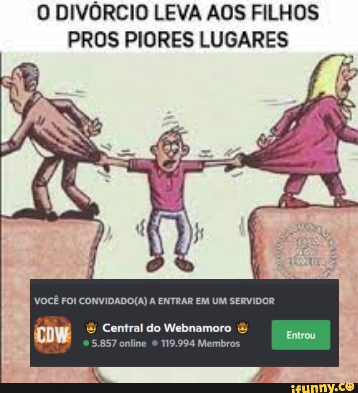 QUANDO você entra num Servidor de WEBNAMORO 