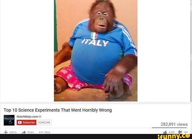 top experiments that went horribly wrong