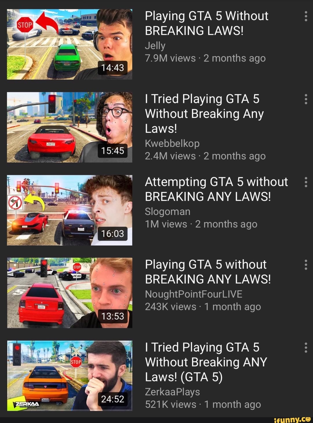 Playing GTA 5 For 24 HOURS Without Breaking ANY LAWS.. 