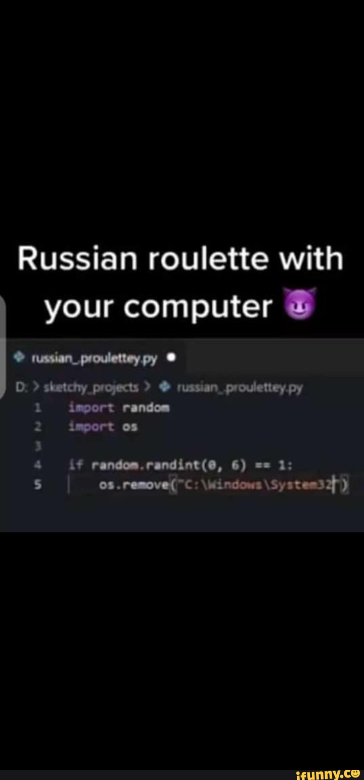 Smarty pants on a video about Russian Roulette : r/iamverysmart