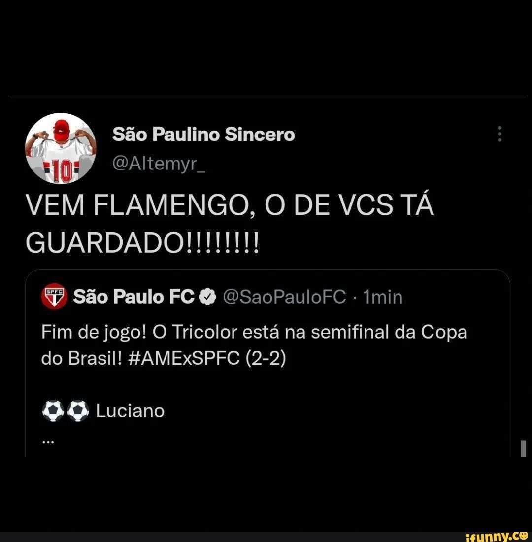 Os memes da classificação do Flamengo para semifinal da Copa do Brasil