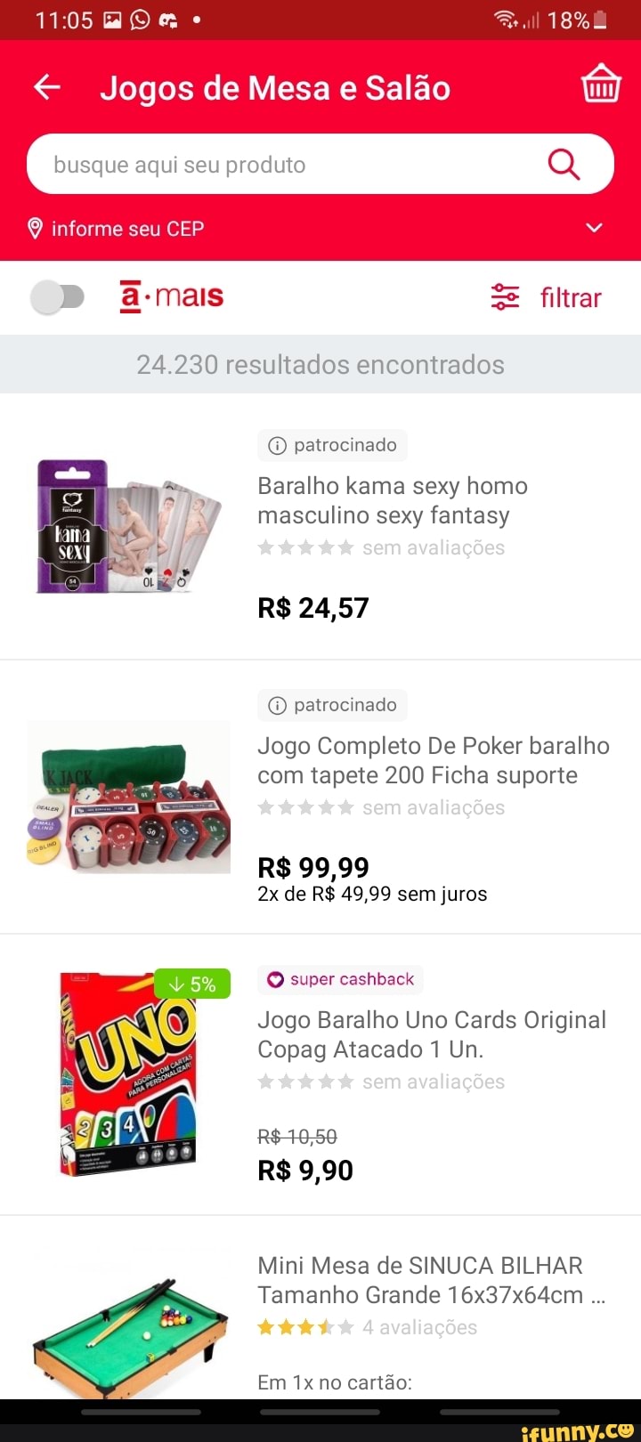 baralho é um jogo de salão?? 