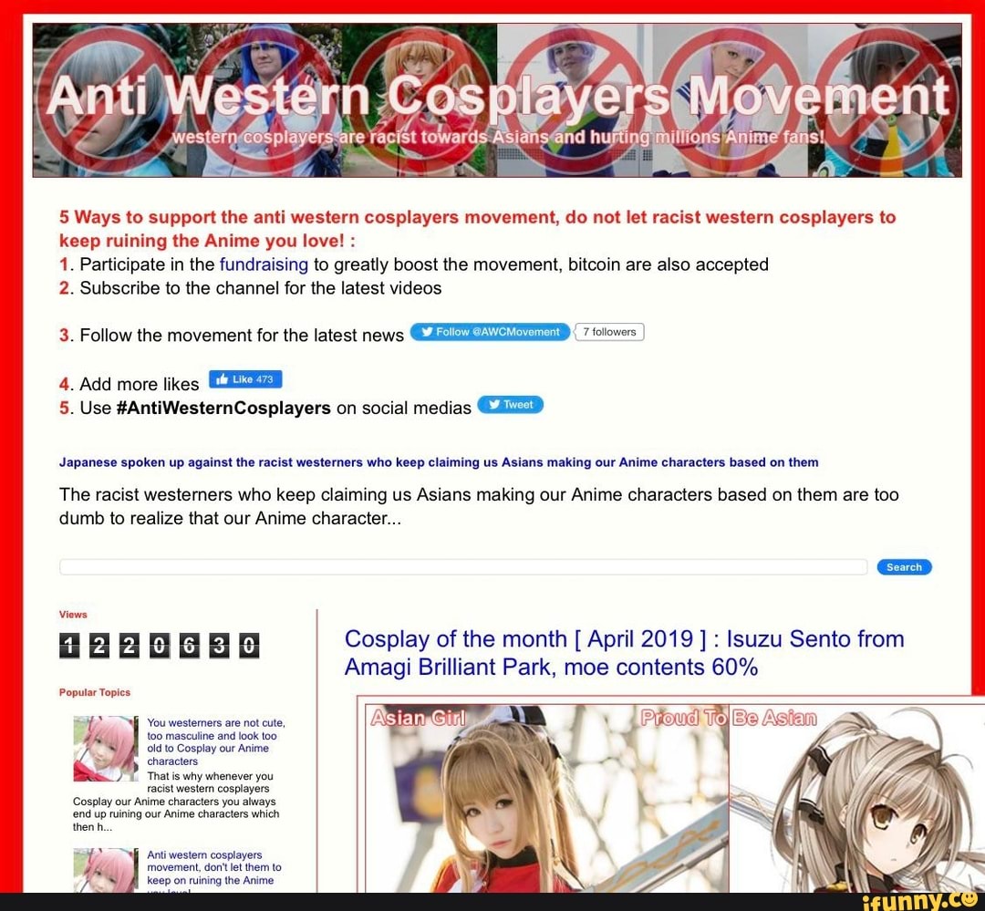 Anti in 5 Ways to support the anti western cosplayers movement do