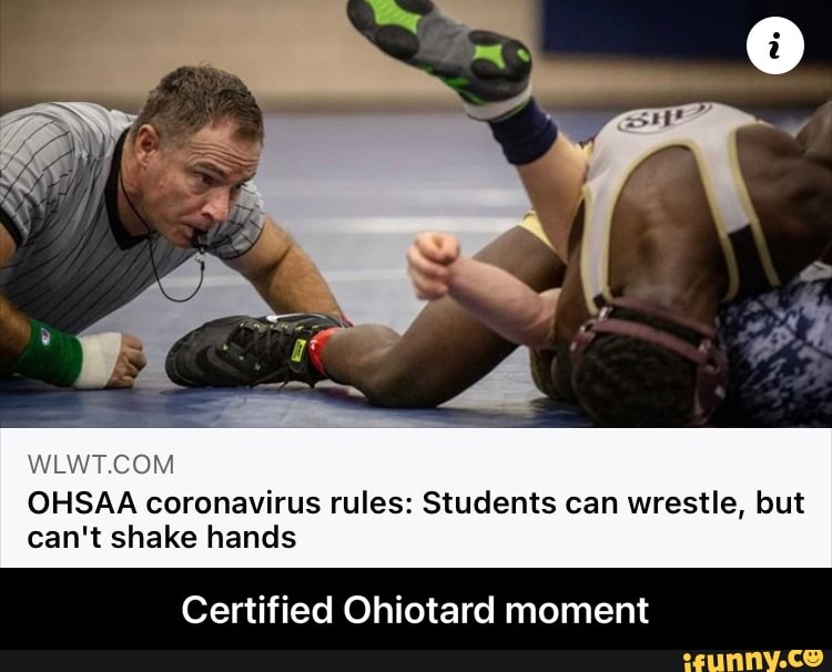 OHSAA coronavirus rules: Students can wrestle, but can't shake hands