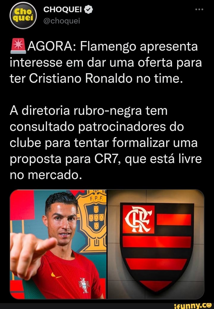 Cristiano Ronaldo Flamenguista  Flamenguista, Cristiano ronaldo
