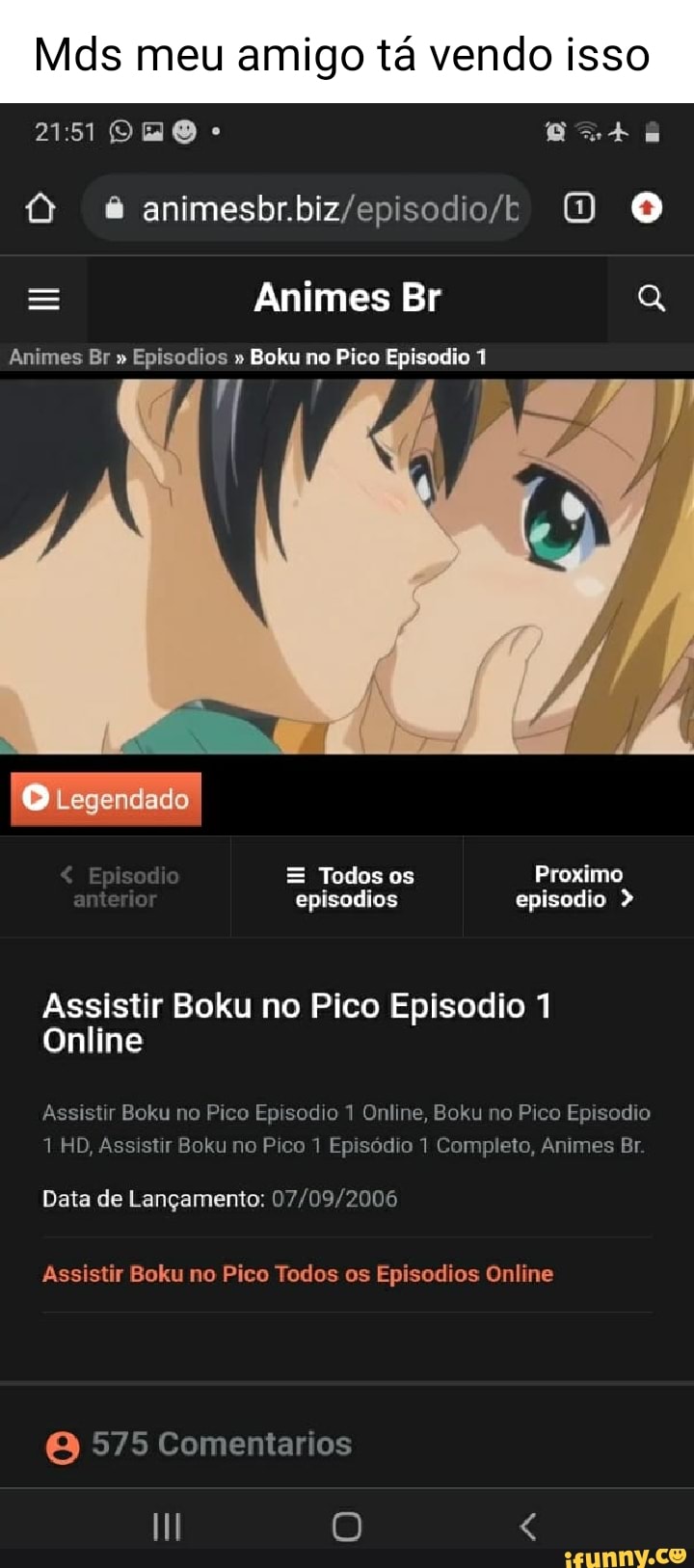 Mols meu amigo tá vendo isso animesbr.biz = Animes Br Animes Br 