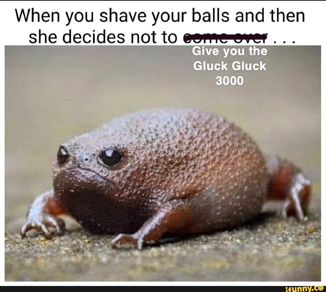 When you shave your balls and then she decides not to Give you the @luck Gluck  3000 - iFunny Brazil