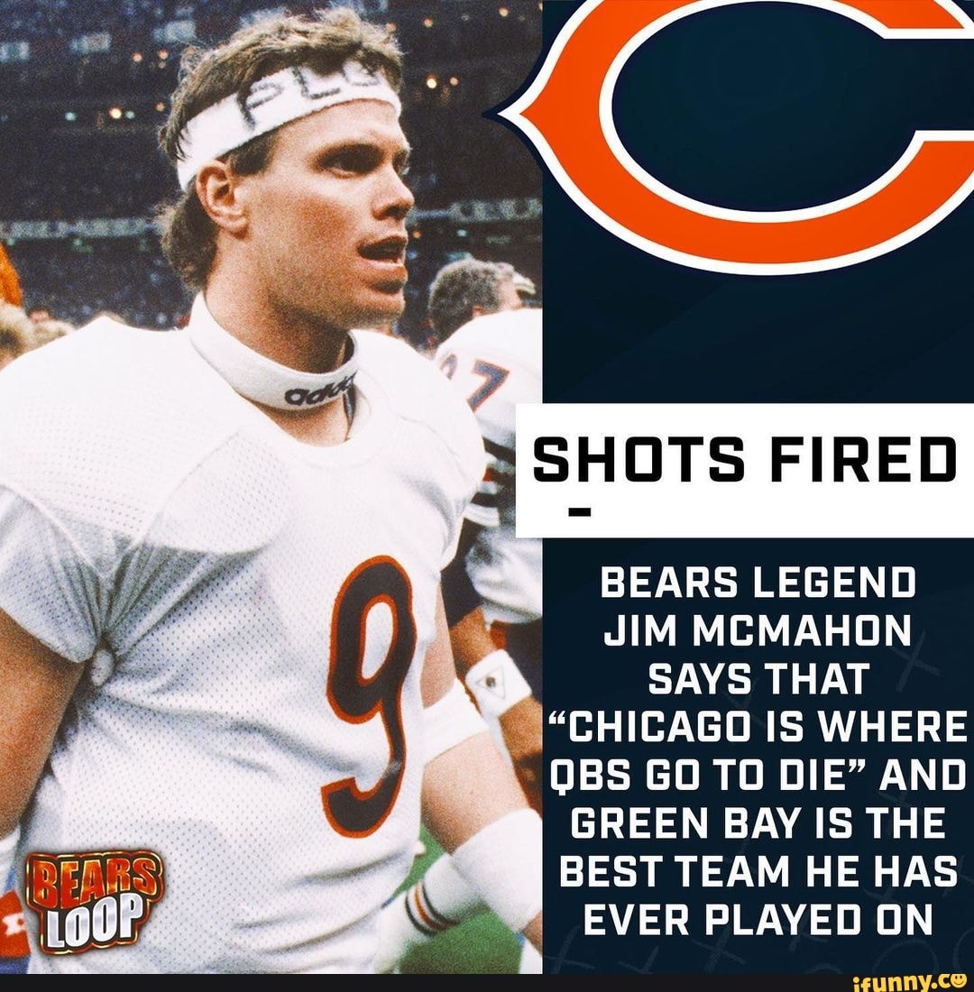 Jim McMahon Will Make Bears Fans Cringe and Packers Fans Smile With Recent  Comments