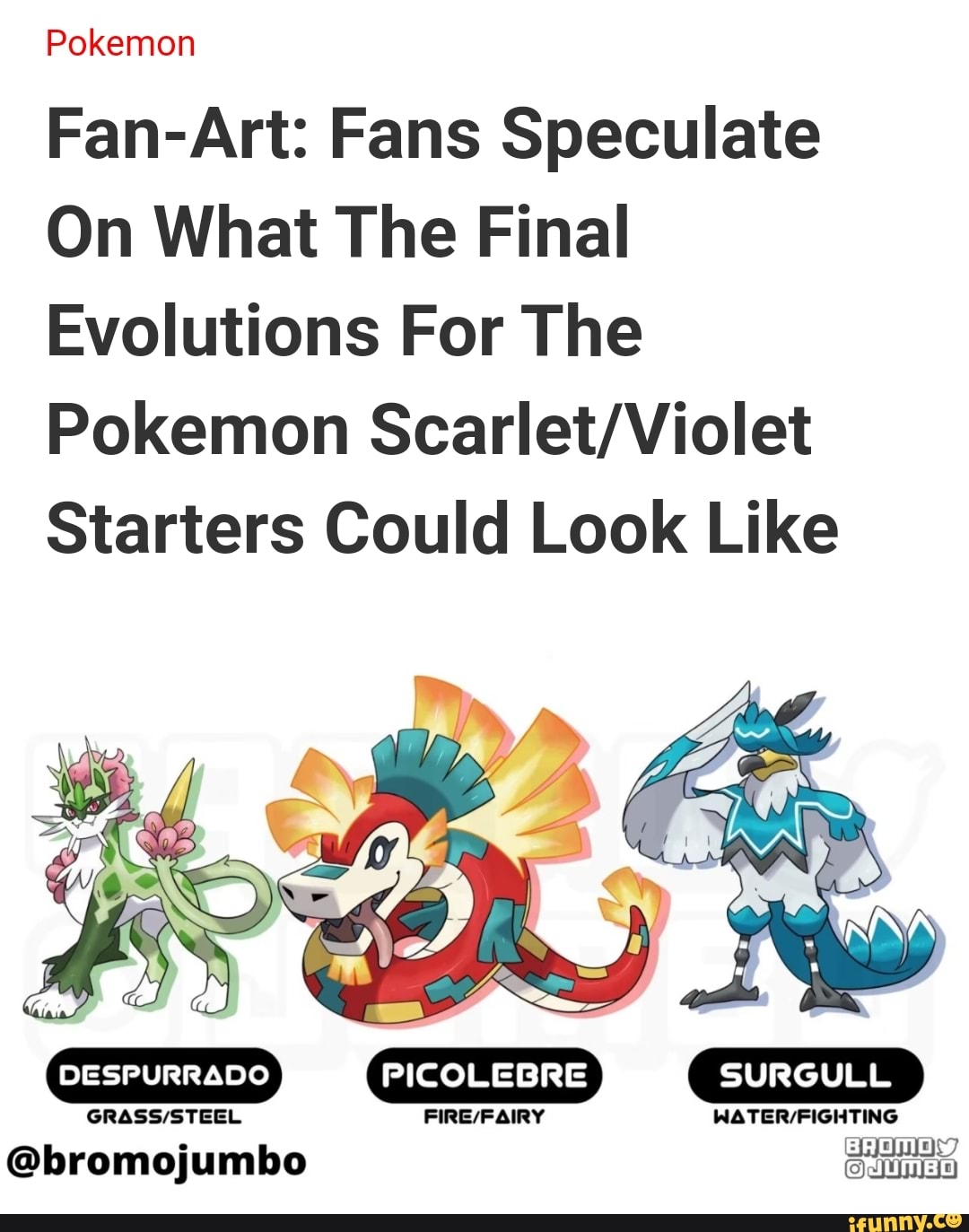 Fan-Art: Fans Speculate On What The Final Evolutions For The