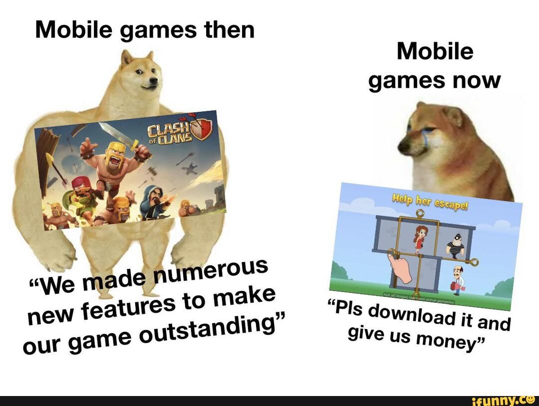 Mobile Games Then Vs Now 