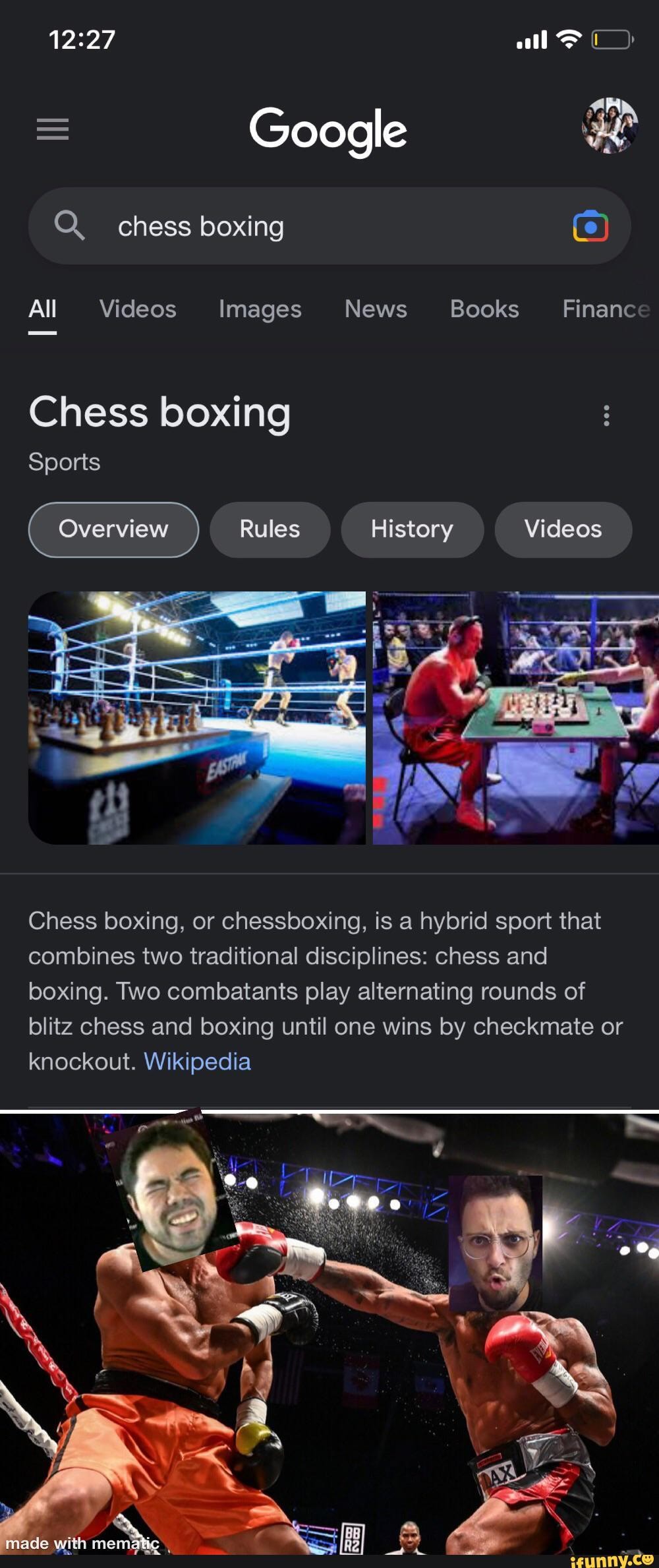 Tag someone you think you could beat at chessboxing #funfacts #chessbo