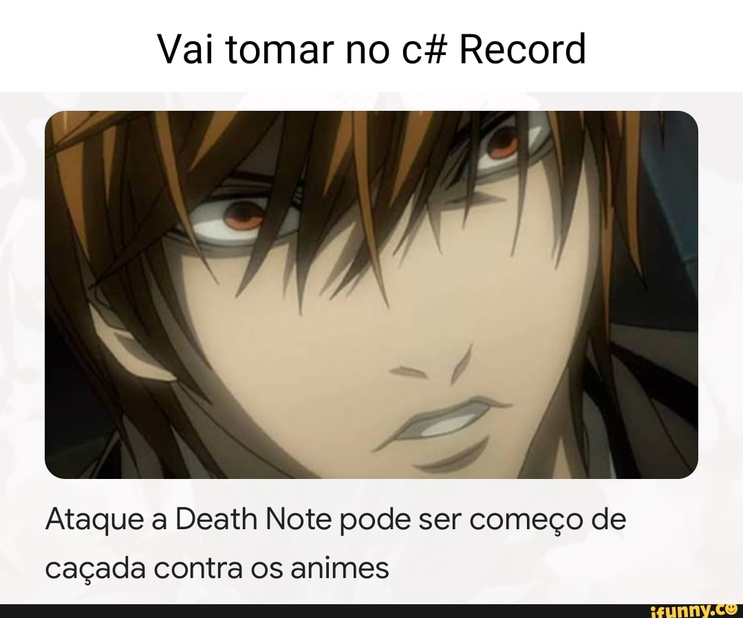 Ataque a Death Note pode ser começo de caçada contra os animes -  Bacana.news Notícias do Pará