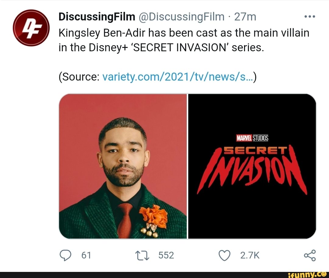 Secret Invasion: Kingsley Ben-Adir Cast As Villain