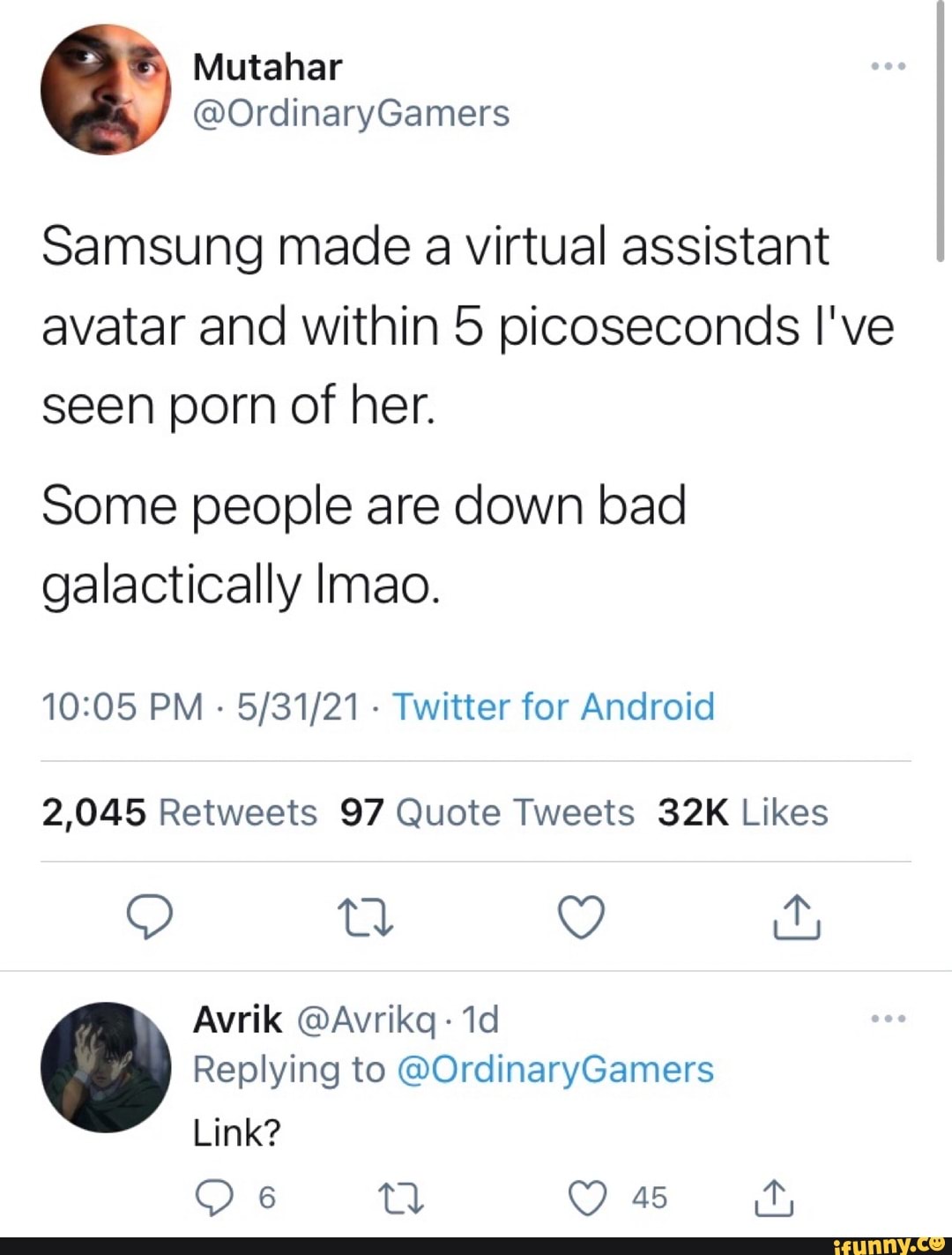 What did Samsung do to virtual avatar Sam? We don't want the weird
