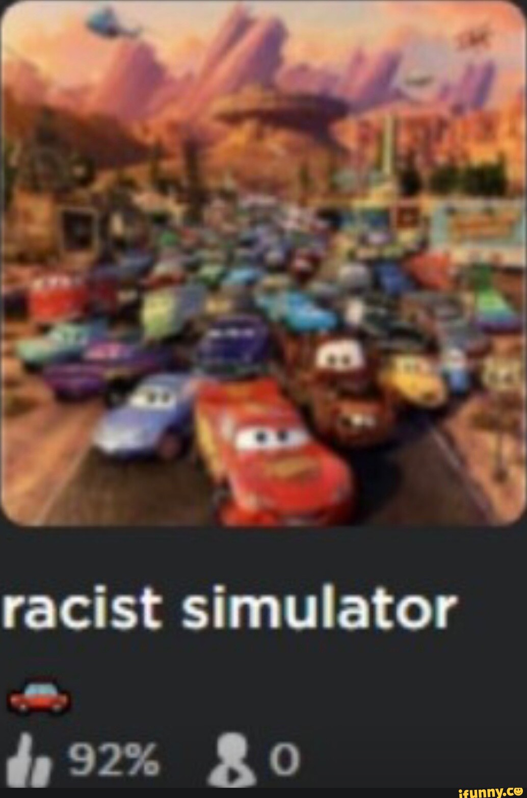 COME A Become a Racist! (Driving Simulator) - iFunny Brazil