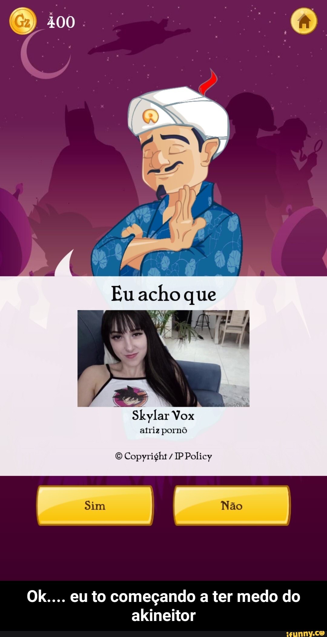 Oo . acho que Skylar Vox atriz pornó O Copyright / IP Policy OKk.... eu to  começando a ter medo do akineitor - Ok.... eu to começando a ter medo do  akineitor - iFunny Brazil