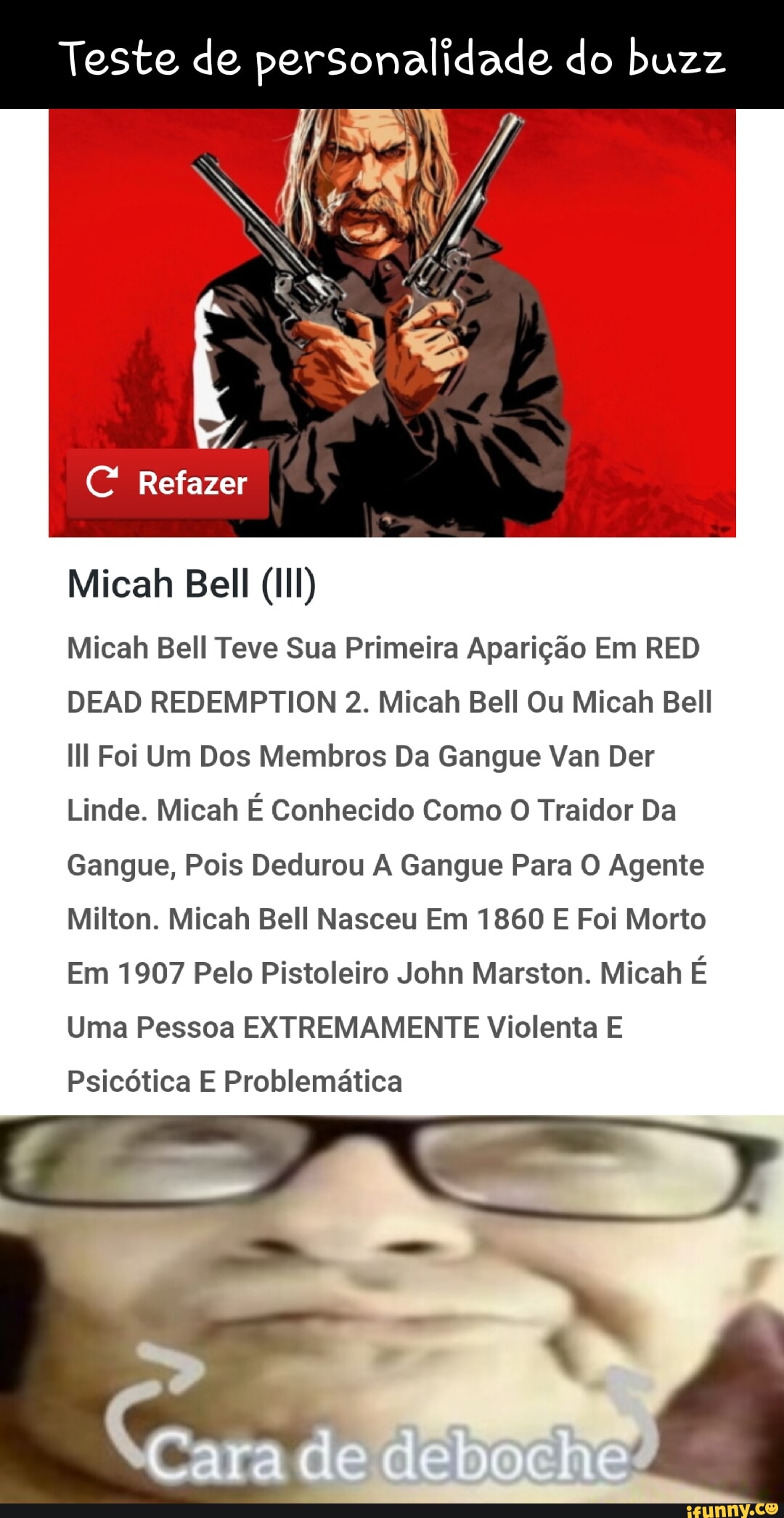 2IMICROSEGUNDOS RED DEAD REDEMPTION fino senores - iFunny Brazil