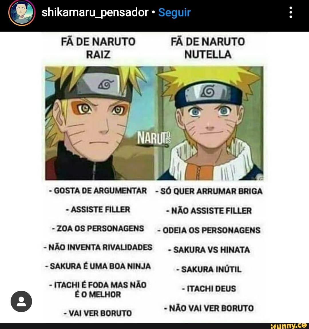 Eis que vc assiste Naruto Clássico e Shippuden e depois vai assistir Boruto  - iFunny Brazil